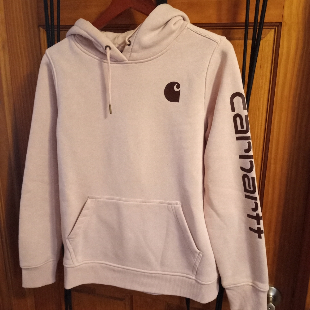 Carhartt Women's Hoodie in Light Pink